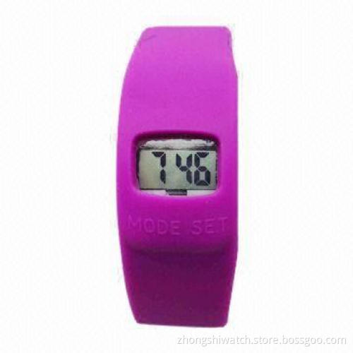 New Wide Band Watch, Made of Silicone Ion Jelly, Suitable for Sports